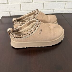 UGG Tasman Slippers Chestnut Sheepskin Slip On Slippers Size 10